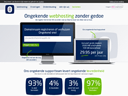 Screenshot van website Ongekend.nl