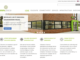 Screenshot van website Dataplace