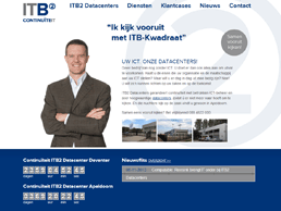 Screenshot van website ITB2 Datacenter Apeldoorn