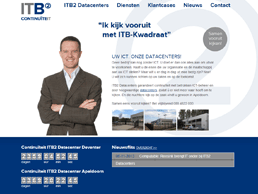 Screenshot van website ITB2 Datacenter Deventer