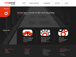 Screenshot van website NedZone