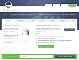 Screenshot van website Deziweb