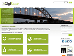 Screenshot van website DigiState