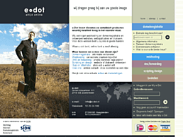Screenshot van website e-Dot