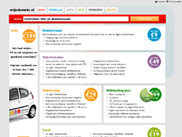 Screenshot van website mijndomein.nl