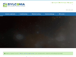 Screenshot van website Sylconia
