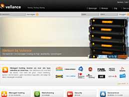 Screenshot van website Vellance