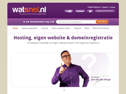 Screenshot van website Watsnel.nl