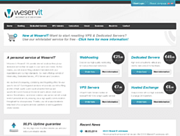 Screenshot van website WeservIT